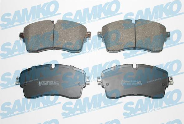 Samko 5SP2128 - Тормозные колодки, дисковые, комплект parts5.com