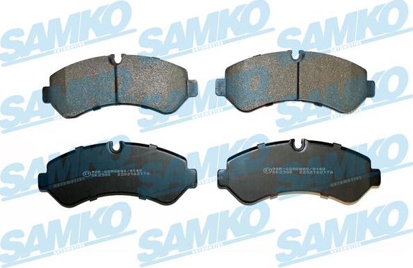 Samko 5SP2176 - Тормозные колодки, дисковые, комплект parts5.com