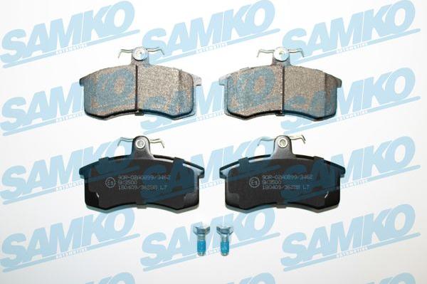 Samko 5SP288 - Тормозные колодки, дисковые, комплект parts5.com