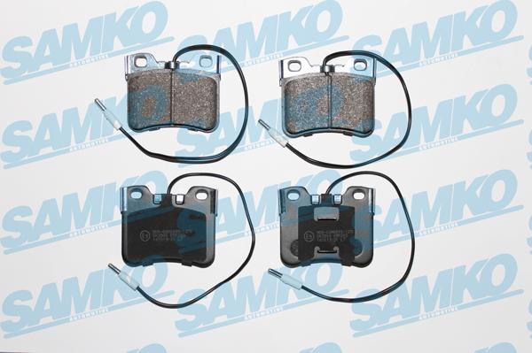 Samko 5SP283 - Тормозные колодки, дисковые, комплект parts5.com