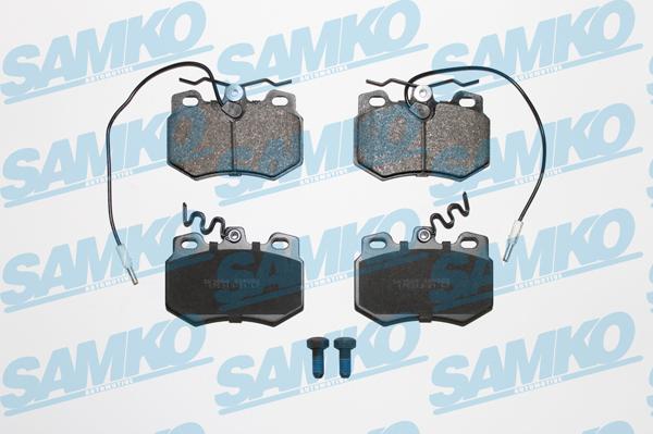 Samko 5SP282 - Тормозные колодки, дисковые, комплект parts5.com