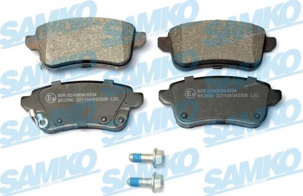 Samko 5SP2306 - Тормозные колодки, дисковые, комплект parts5.com