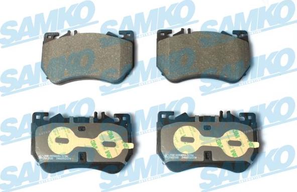 Samko 5SP2374 - Тормозные колодки, дисковые, комплект parts5.com