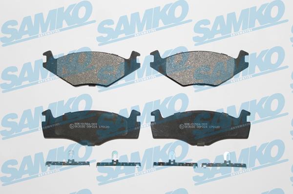 Samko 5SP224 - Тормозные колодки, дисковые, комплект parts5.com