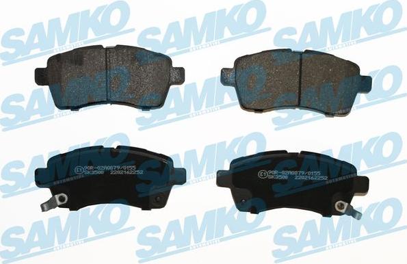 Samko 5SP2252 - Тормозные колодки, дисковые, комплект parts5.com