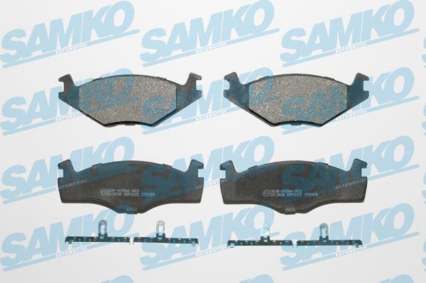 Samko 5SP225 - Тормозные колодки, дисковые, комплект parts5.com