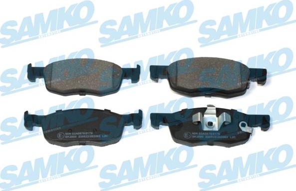 Samko 5SP2262 - Тормозные колодки, дисковые, комплект parts5.com