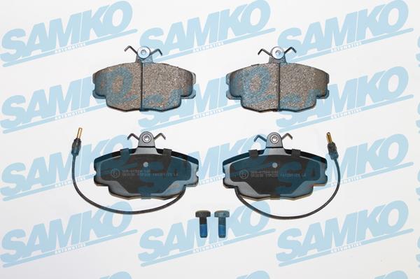 Samko 5SP220 - Тормозные колодки, дисковые, комплект parts5.com