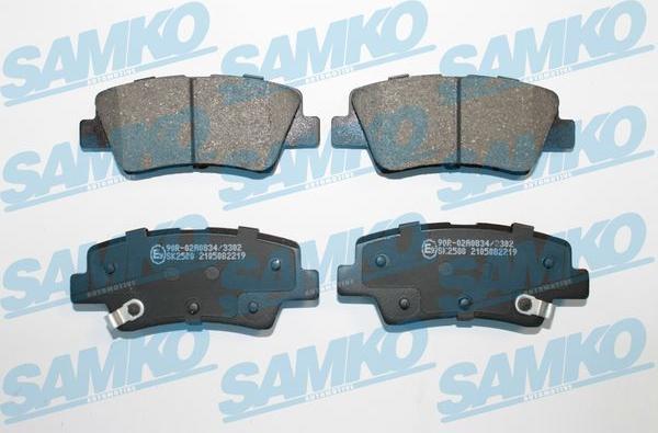 Samko 5SP2219 - Тормозные колодки, дисковые, комплект parts5.com