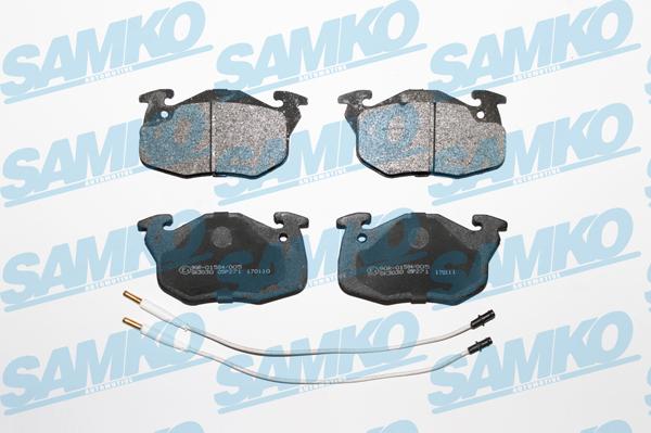 Samko 5SP271 - Тормозные колодки, дисковые, комплект parts5.com