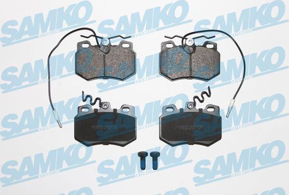 Samko 5SP272 - Тормозные колодки, дисковые, комплект parts5.com