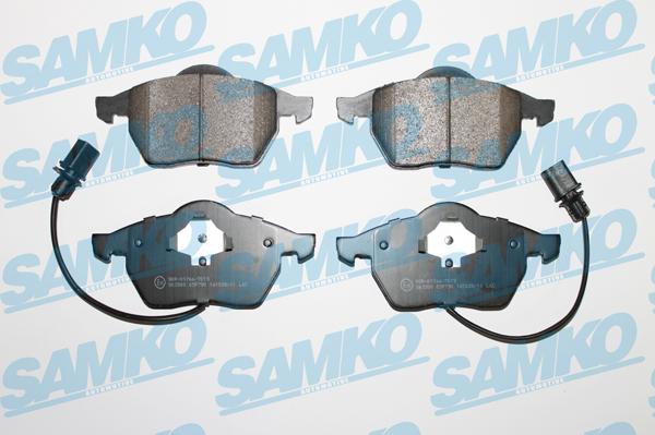 Samko 5SP790 - Тормозные колодки, дисковые, комплект parts5.com