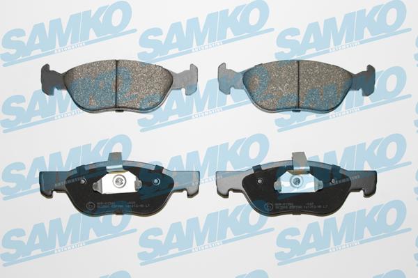 Samko 5SP740 - Тормозные колодки, дисковые, комплект parts5.com