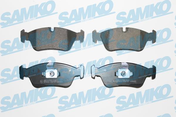 Samko 5SP757 - Тормозные колодки, дисковые, комплект parts5.com