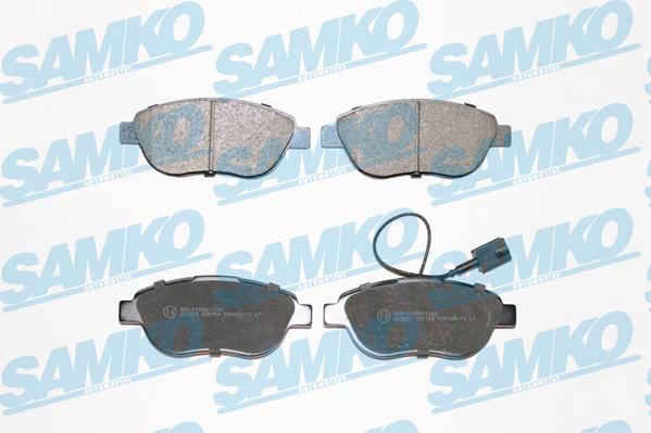 Samko 5SP764 - Тормозные колодки, дисковые, комплект parts5.com