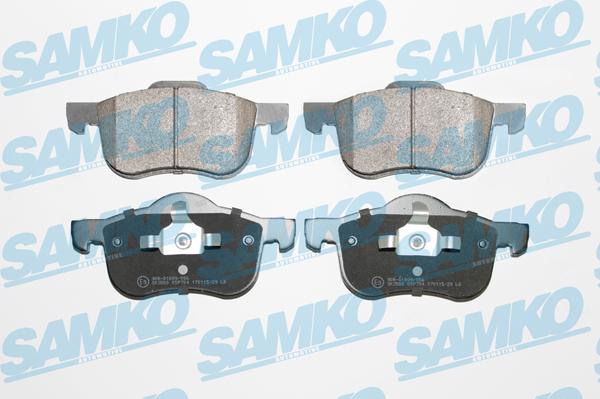 Samko 5SP704 - Тормозные колодки, дисковые, комплект parts5.com