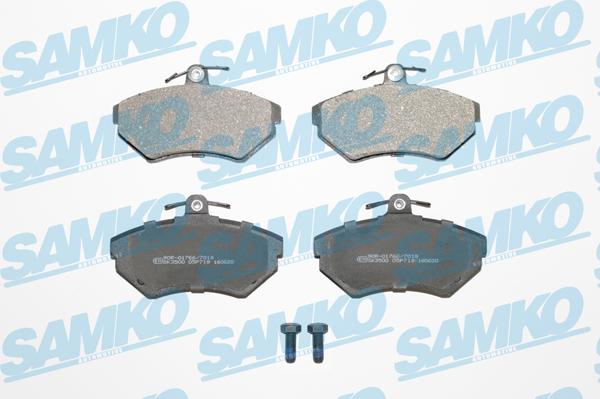 Samko 5SP719 - Тормозные колодки, дисковые, комплект parts5.com