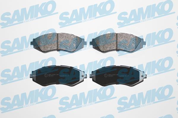 Samko 5SP710 - Тормозные колодки, дисковые, комплект parts5.com