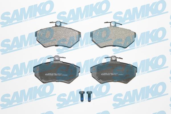 Samko 5SP718 - Тормозные колодки, дисковые, комплект parts5.com