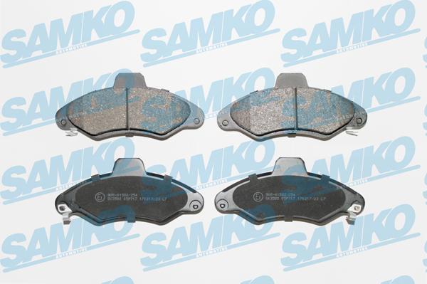 Samko 5SP717 - Тормозные колодки, дисковые, комплект parts5.com