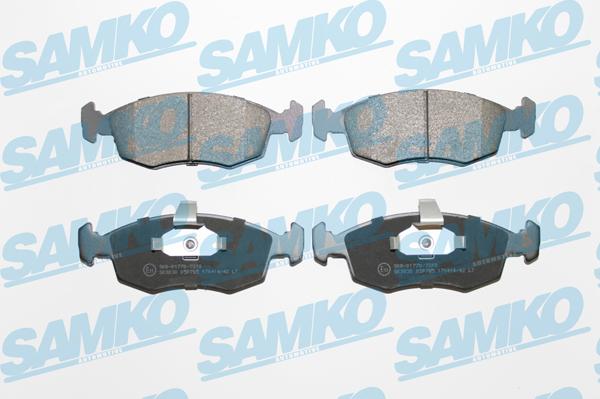 Samko 5SP785 - Тормозные колодки, дисковые, комплект parts5.com