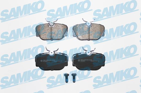 Samko 5SP739 - Тормозные колодки, дисковые, комплект parts5.com