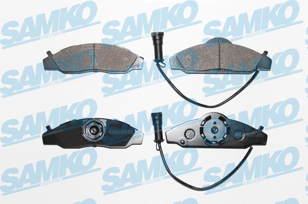 Samko 5SP721 - Тормозные колодки, дисковые, комплект parts5.com