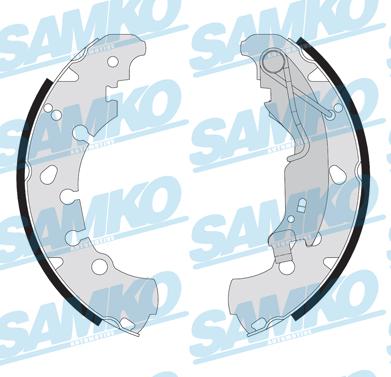 Samko 89090 - Комплект тормозных колодок, барабанные parts5.com