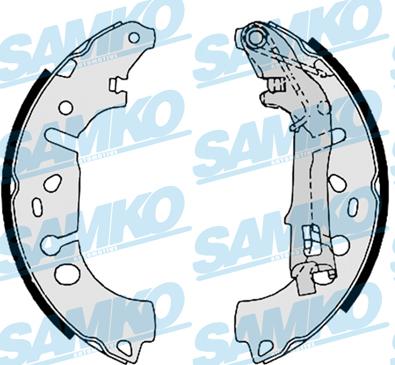 Samko 89100 - Комплект тормозных колодок, барабанные parts5.com