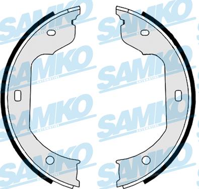 Samko 89110 - Комплект тормозных колодок, барабанные parts5.com