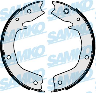 Samko 89850 - Комплект тормозных колодок, барабанные parts5.com