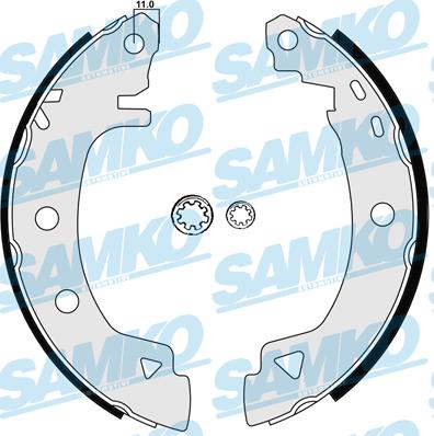 Samko 84920 - Комплект тормозных колодок, барабанные parts5.com