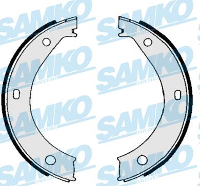 Samko 84690 - Комплект тормозных колодок, барабанные parts5.com