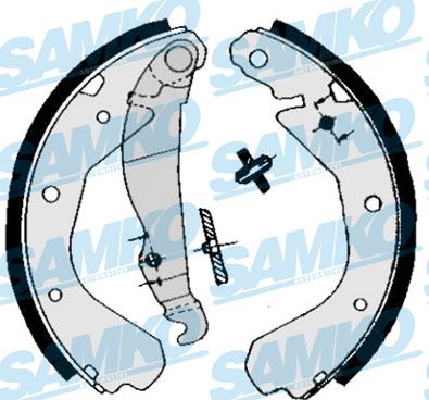 Samko 84660 - Комплект тормозных колодок, барабанные parts5.com