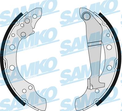 Samko 84100 - Комплект тормозных колодок, барабанные parts5.com