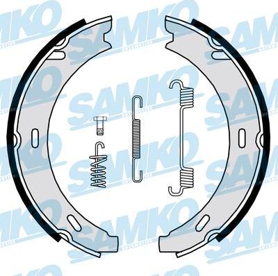 Samko 84729 - Комплект тормозных колодок, барабанные parts5.com