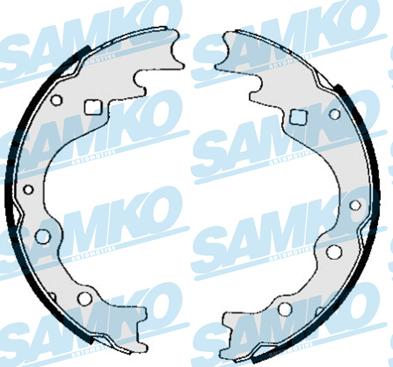 Samko 85450 - Комплект тормозных колодок, барабанные parts5.com