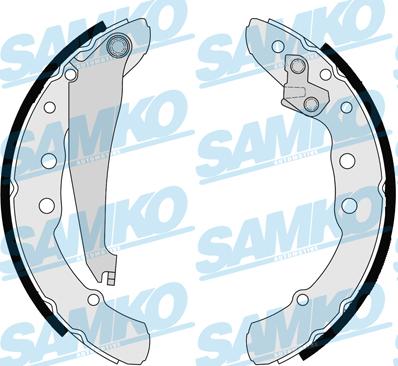 Samko 86850 - Комплект тормозных колодок, барабанные parts5.com