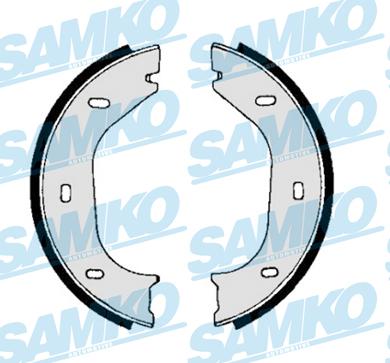 Samko 80010 - Комплект тормозных колодок, барабанные parts5.com