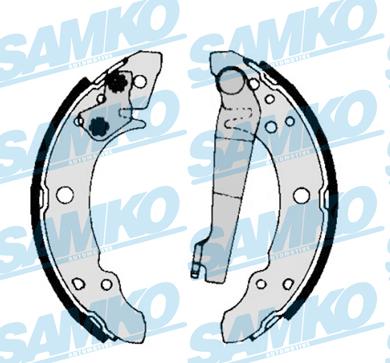 Samko 80140 - Комплект тормозных колодок, барабанные parts5.com