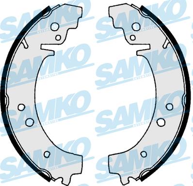 Samko 80730 - Комплект тормозных колодок, барабанные parts5.com
