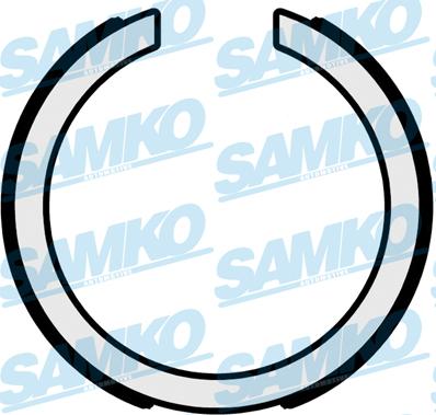 Samko 81095 - Комплект тормозных колодок, барабанные parts5.com