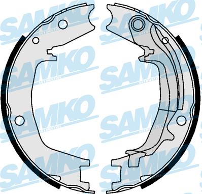 Samko 81062 - Комплект тормозных колодок, барабанные parts5.com