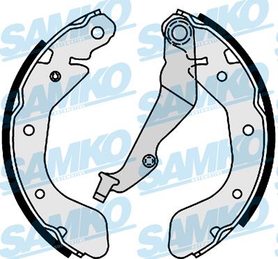 Samko 81001 - Комплект тормозных колодок, барабанные parts5.com