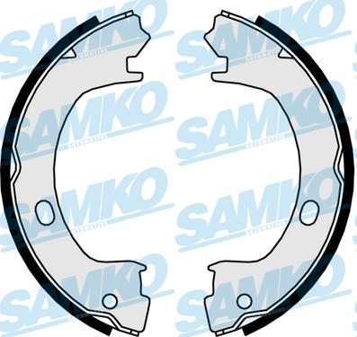 Samko 81015 - Комплект тормозных колодок, барабанные parts5.com