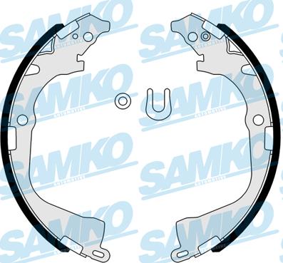 Samko 81011 - Комплект тормозных колодок, барабанные parts5.com