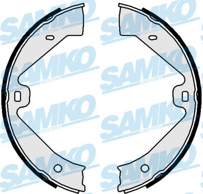 Samko 81085 - Комплект тормозных колодок, барабанные parts5.com