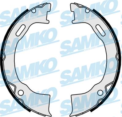 Samko 81020 - Комплект тормозных колодок, барабанные parts5.com