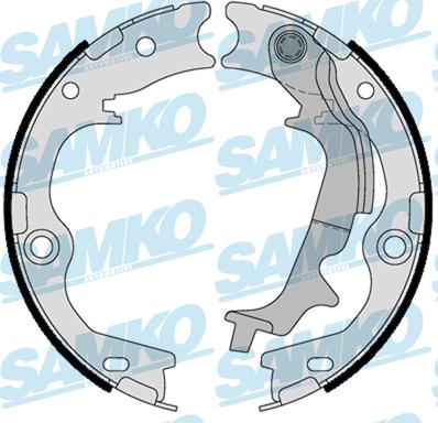 Samko 81116 - Комплект тормозных колодок, барабанные parts5.com