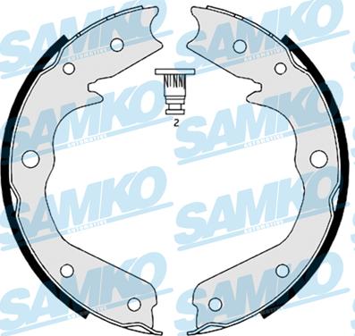 Samko 88970 - Комплект тормозных колодок, барабанные parts5.com